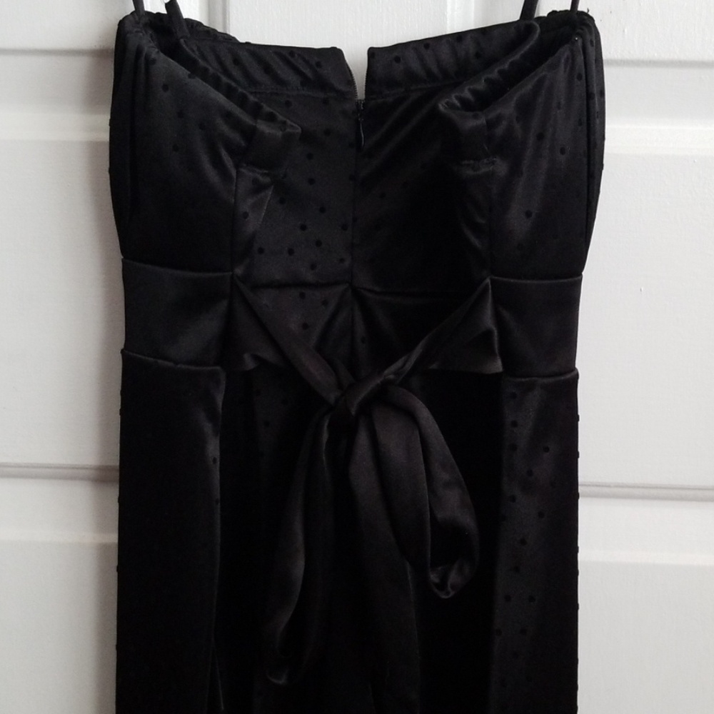 Black Swiss Dot Dress - Picture 7 of 7